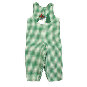 Unknown Brand Boys Green | White Dog Romper size: 4T